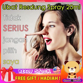 Resdung Homeopathy Spray 20ml Nose Drop,Hidung Tersumbat Resdong ,Nasal