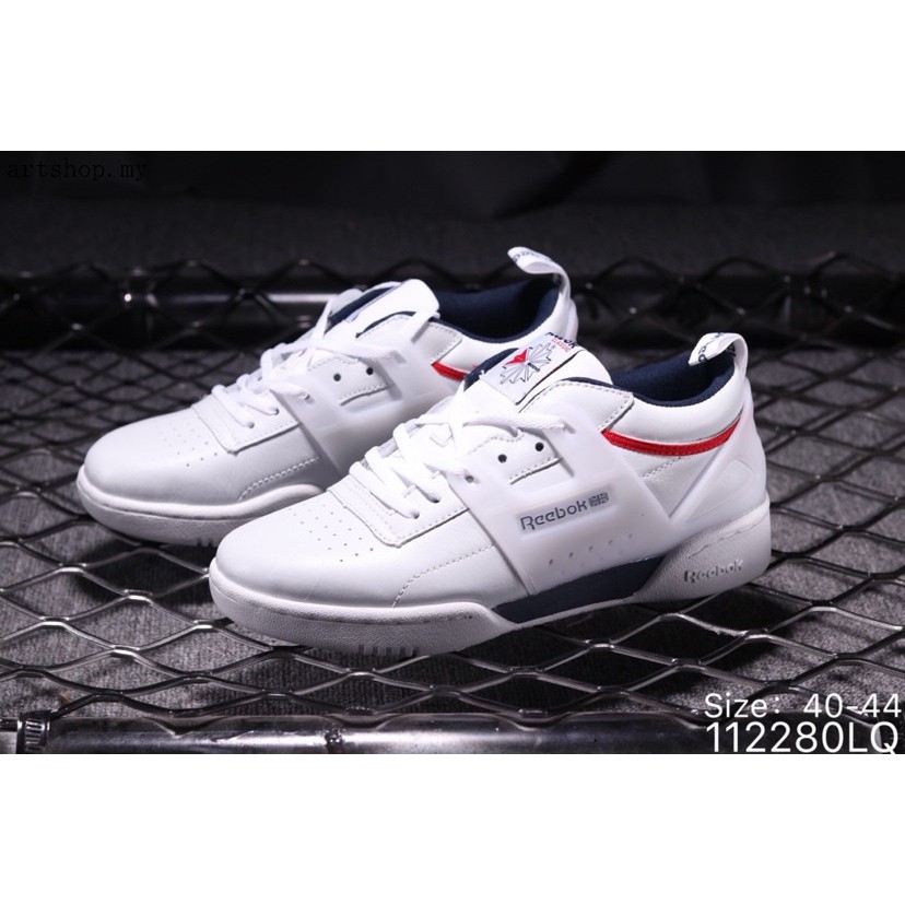 reebok casual white shoes