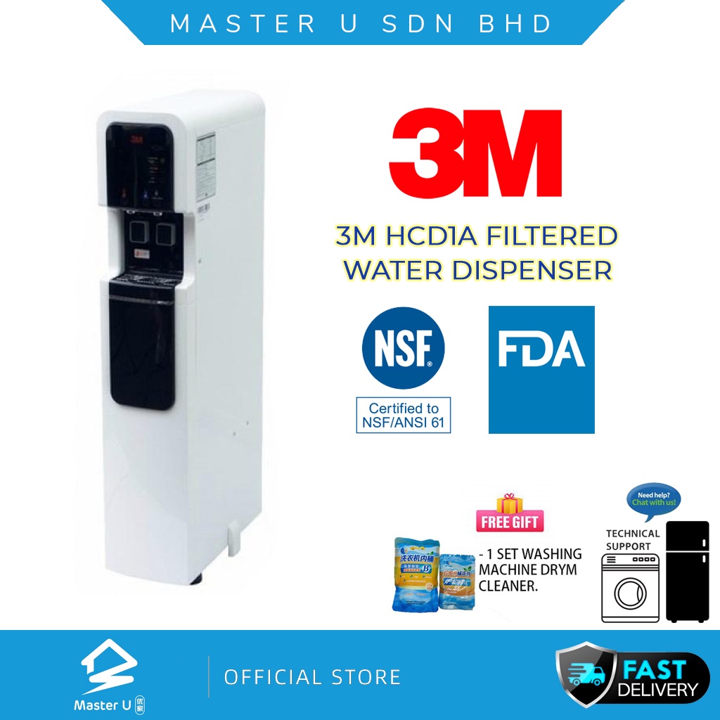 3M Filtered Water Dispenser HCD1A Standing Water Filter System