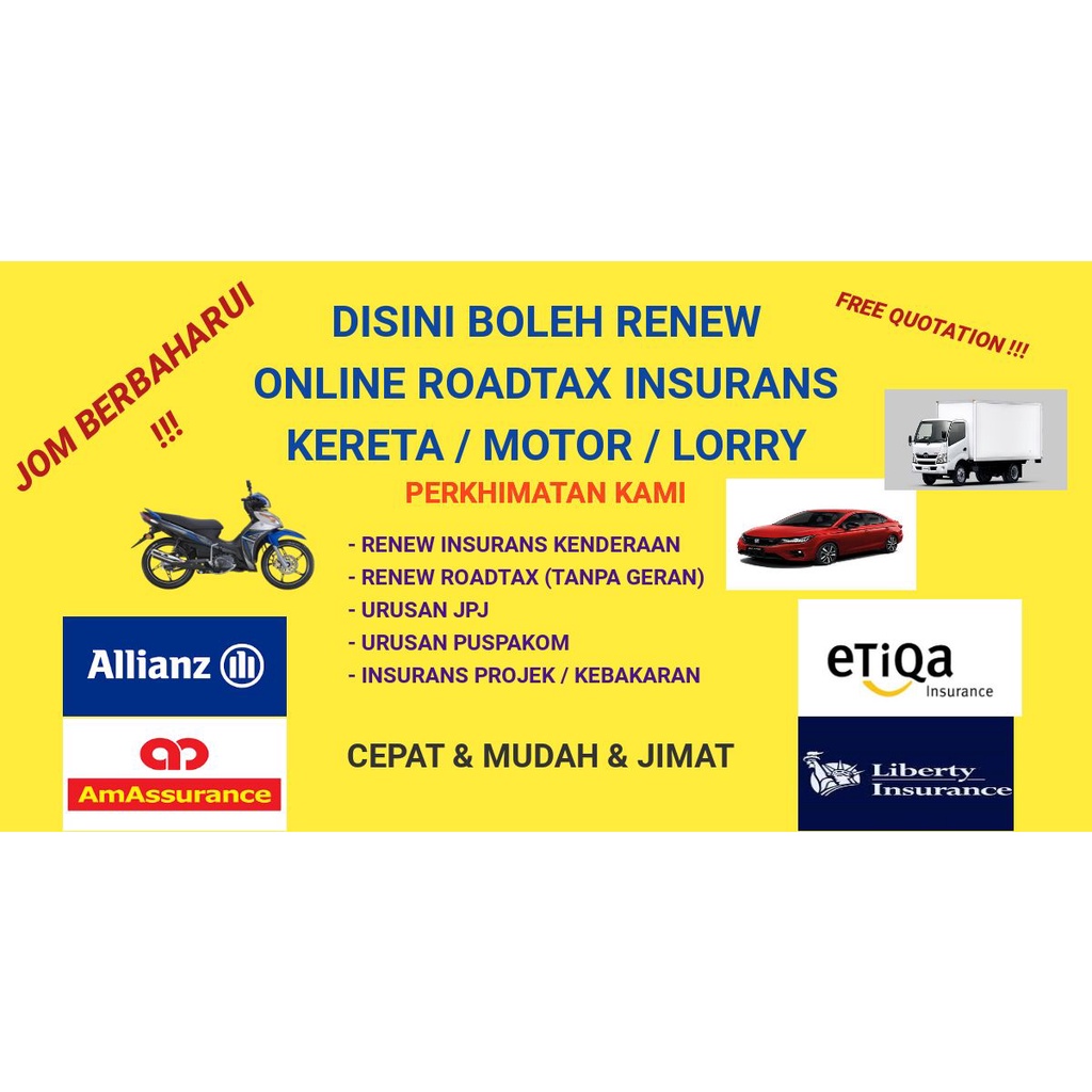 cara renew insurans kereta