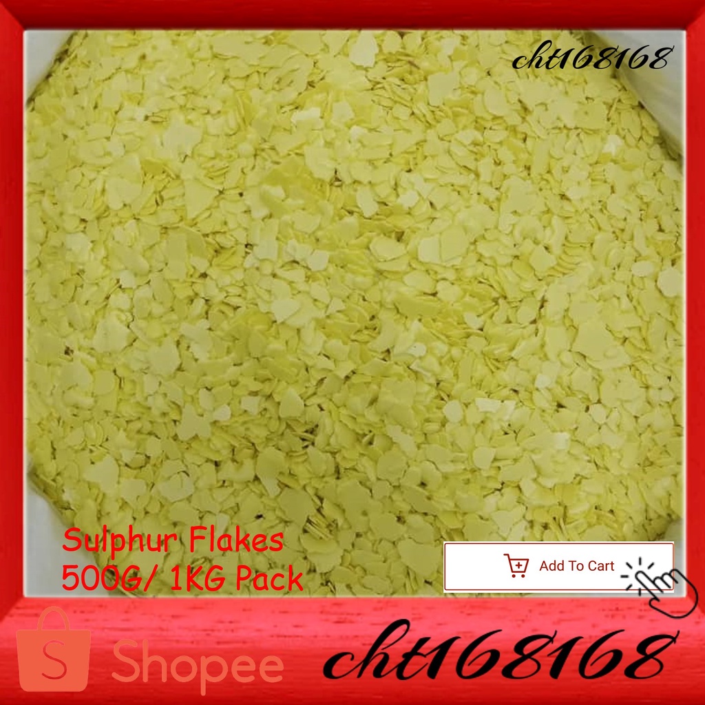 Sulphur Flakes Snake Repellent 500G / 1KG Pack Sulfur Belerang Penghalau Ular 硫磺片 用于驱蛇