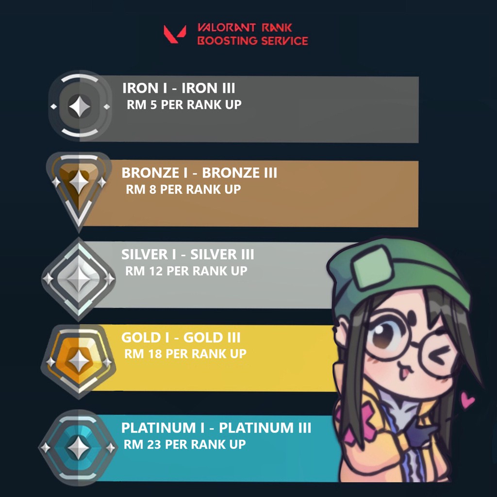 Valorant Rank Boosting/ Valorant Rank/ Valorant Boost | BeeCost