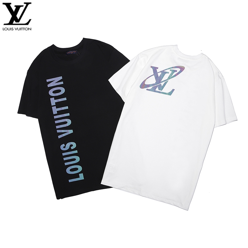 louis vuitton high neck short sleeve tee with logo