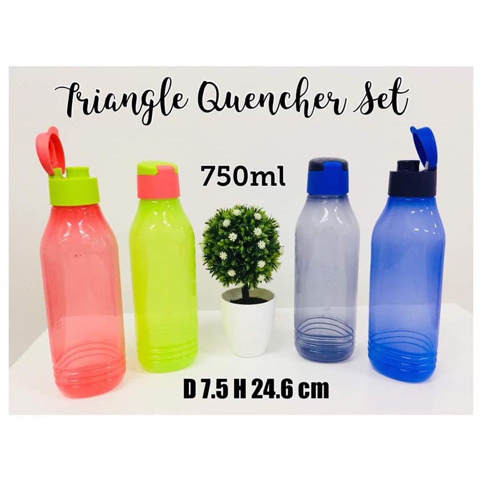 Tupperware Triangle Quencher Eco Bottle 750ml | Shopee Malaysia