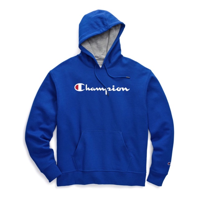 champion pullover hoodie blue