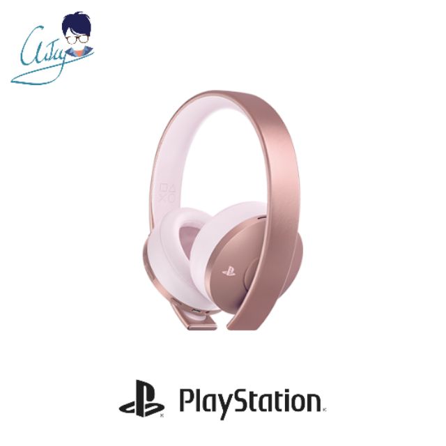rose gold sony headset