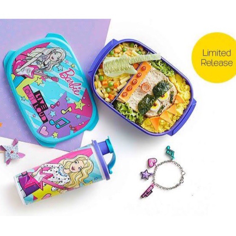 barbie lunch box tupperware