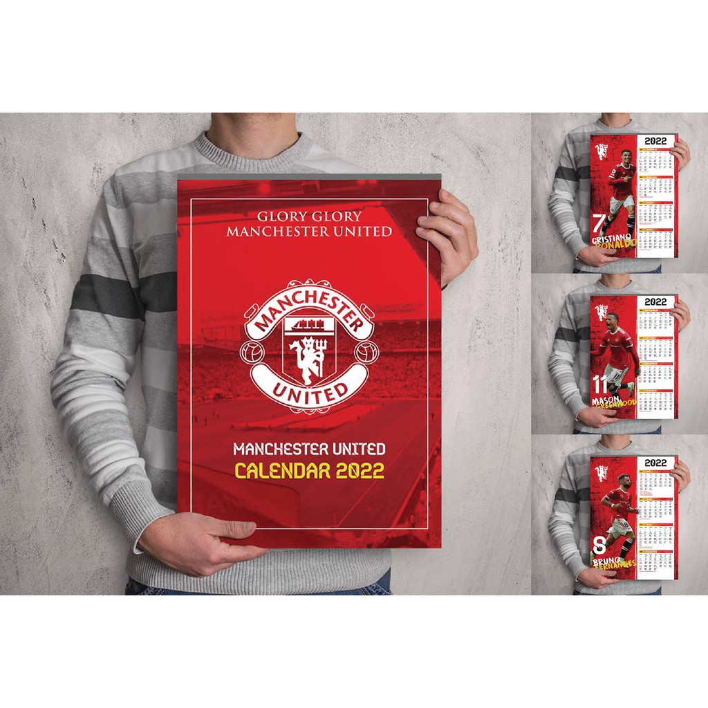 2022 Year Calendar Manchester United Muth Edition | Shopee Malaysia