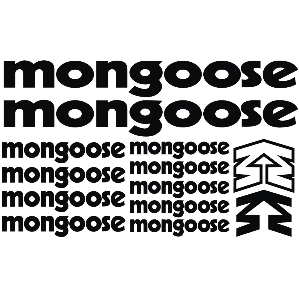 mongoose bike decals