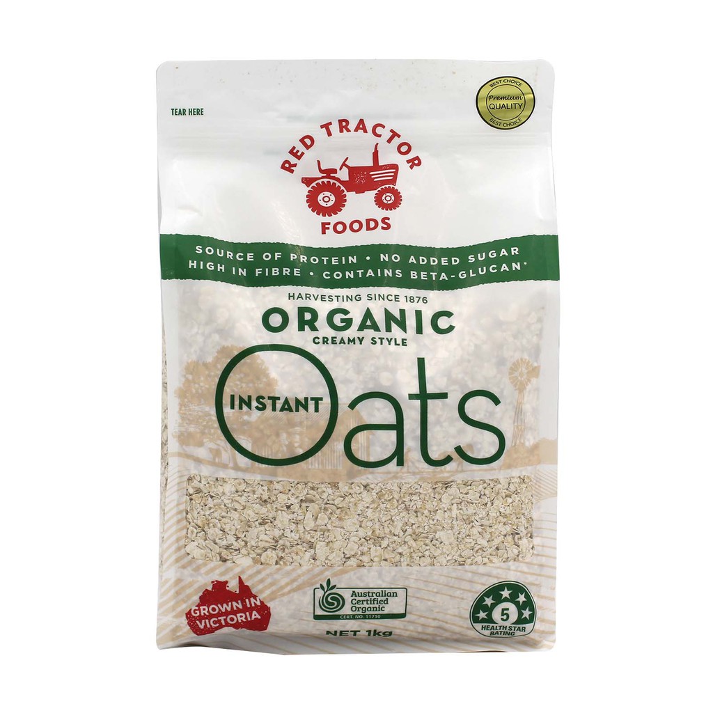 RED TRACTOR ORGANIC INSTANT OATS (1KG) Shopee Malaysia