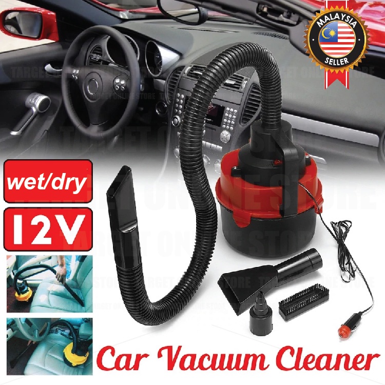 12V In car Vehicle Canister Vacuum Cleaner Wet Dry Use Portable Handheld / Penyedut Habuk Kenderaan