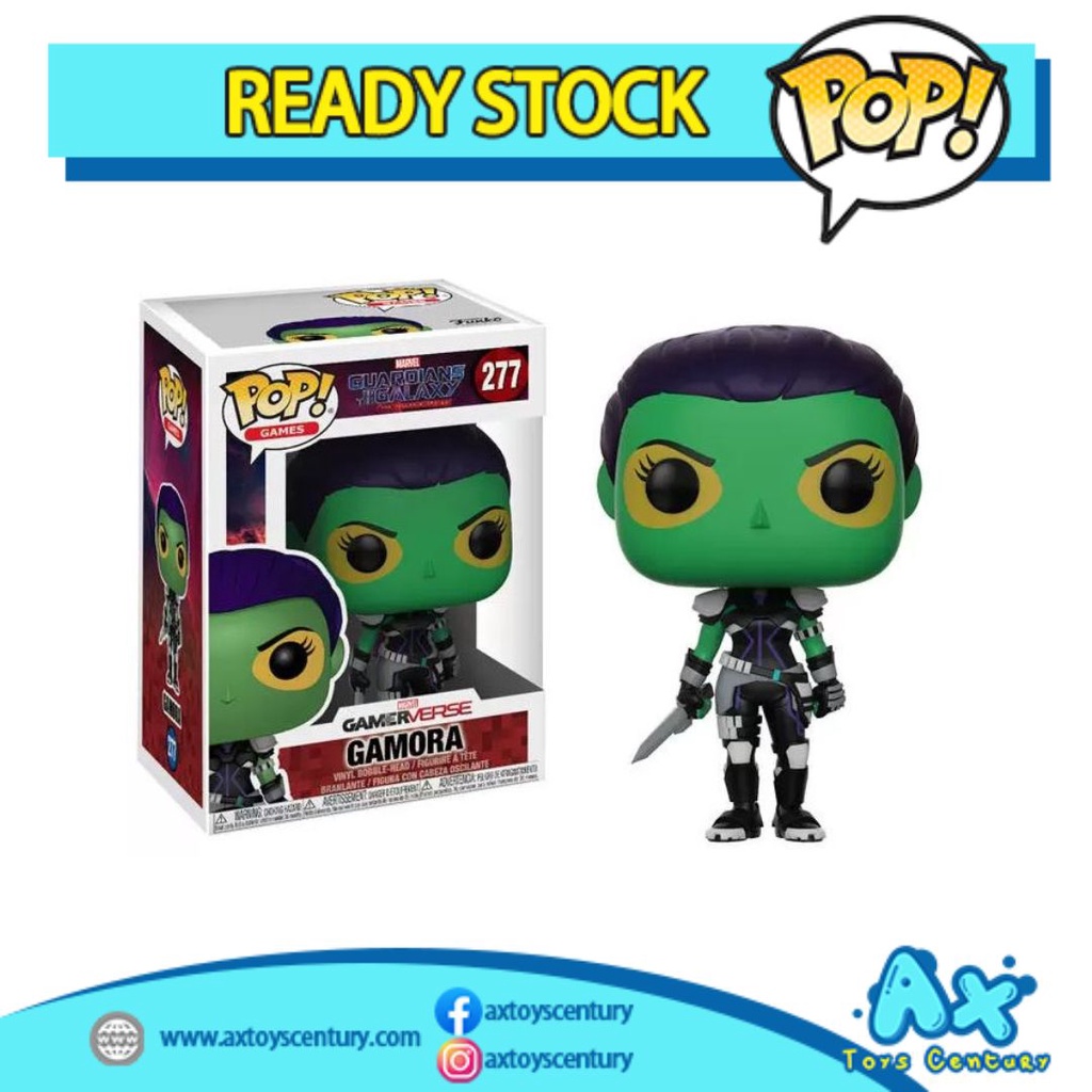 Funko Pop! Games: Guardians of the Galaxy GamerVerse - Gamora #277 100% Genuine