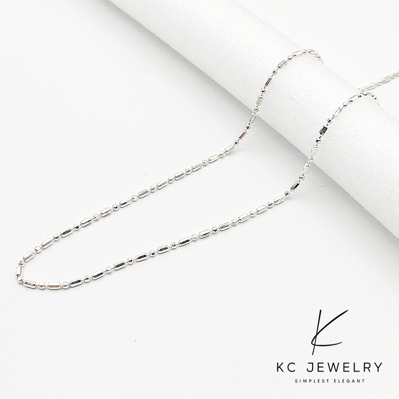 KC Jewelry S925 Silver - Bamboo Necklace