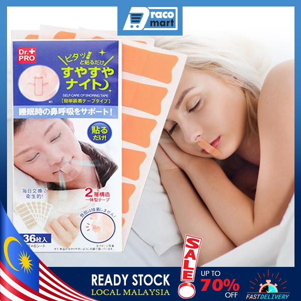 DR PRO Stop Snoring Tape Anti Snore Nose Nasal Lip Paste