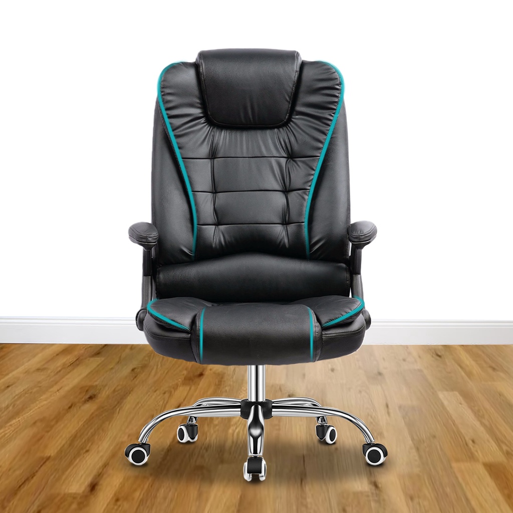 FINSSO: GRIFF Black PU Leather High Back Executive Office Chair / Director Chair/ Gaming chair