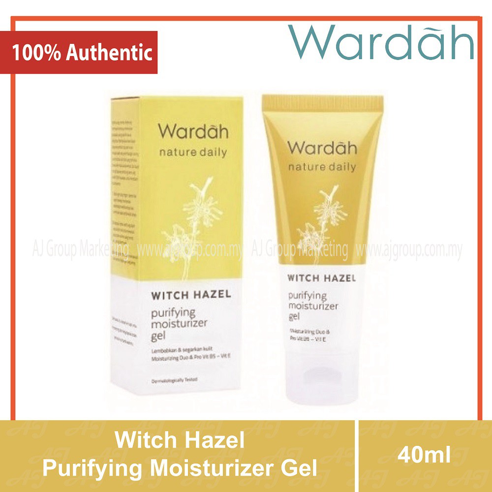 witch hazel purifying moisturizer gel