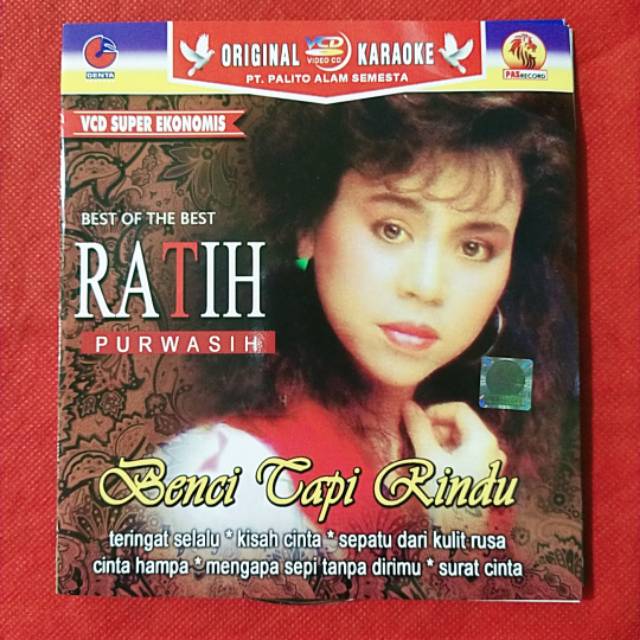 Original ratih purwasih song vcd video music player can karaoke | kaset ...