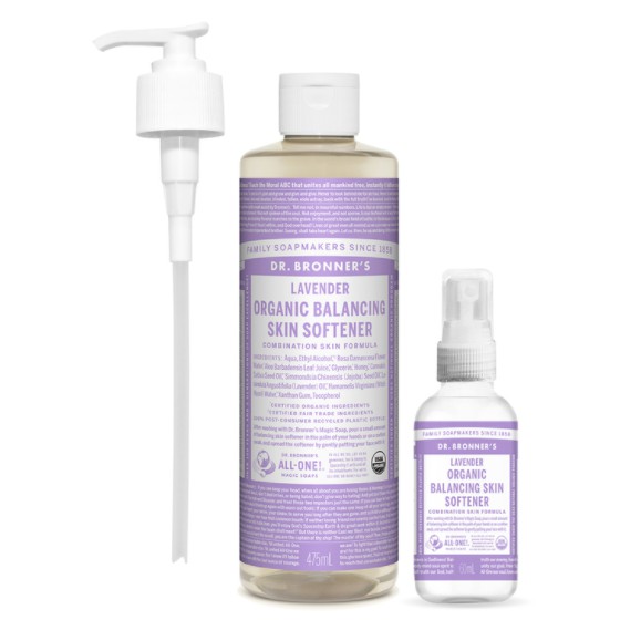 Dr.Bronner's Balancing Skin Softener 475ml LAVENDER / ROSE Shopee