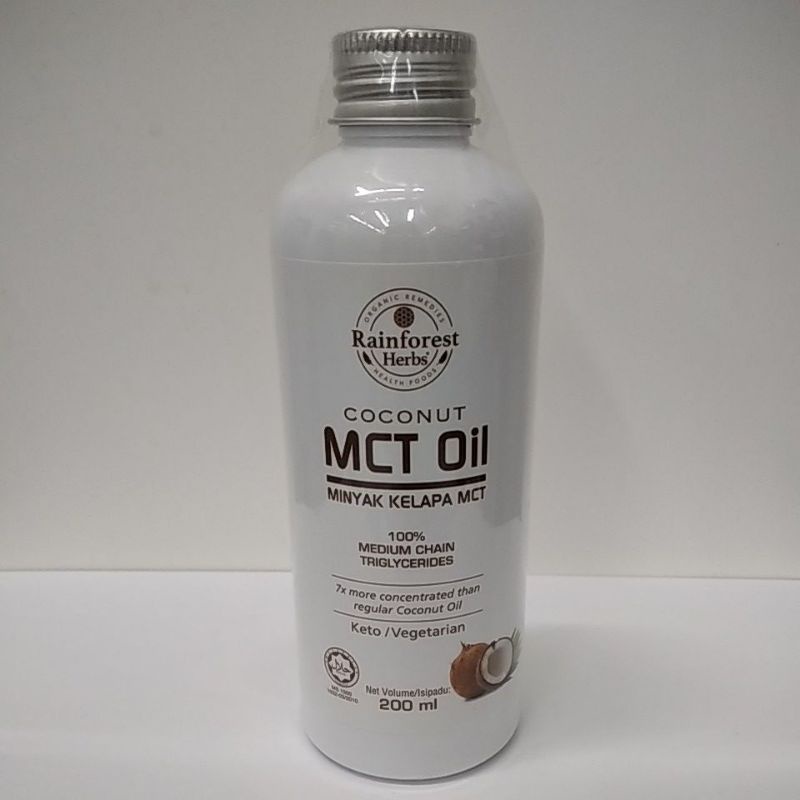 Rainforest Herbs Coconut MCT Oil 200mL Shopee Malaysia