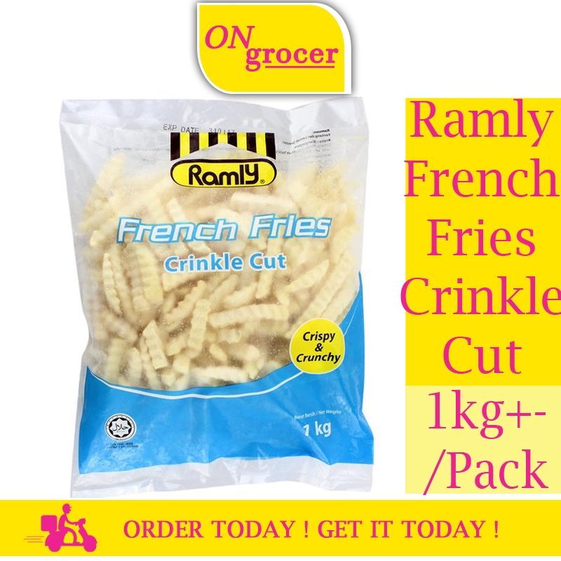 A0951 Ramly French Fries Crinkle Cut 1kg Pack Shopee Malaysia