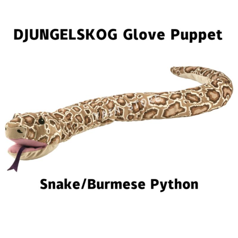 DJUNGELSKOG Snake, Burmese Python, Glove Puppet IKEA atelieryuwa.ciao.jp