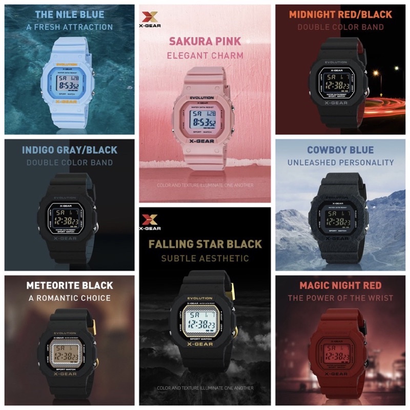 Original XGear Multifunction Sports Watch Unisex Shopee Malaysia