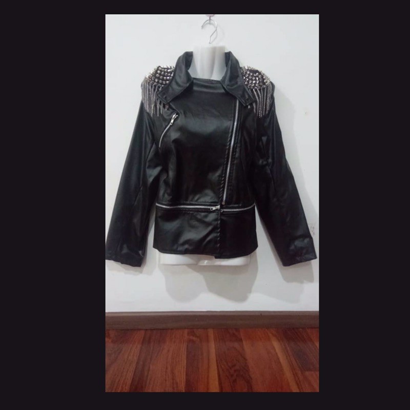 ROCKSTAR ROCK JACKET BLACK OUTFIT WOMAN DINNER THEME DINNER DRESS | Shopee  Malaysia