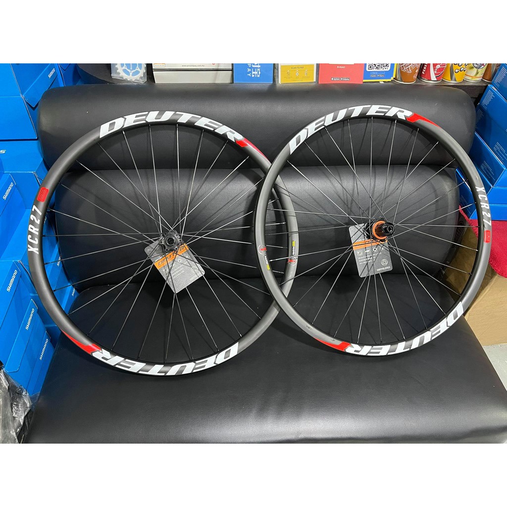 29" DEUTER WHEELSET CARBON TUBELESS QR 100X142 XCR 27 T800 27MM 1.6kg