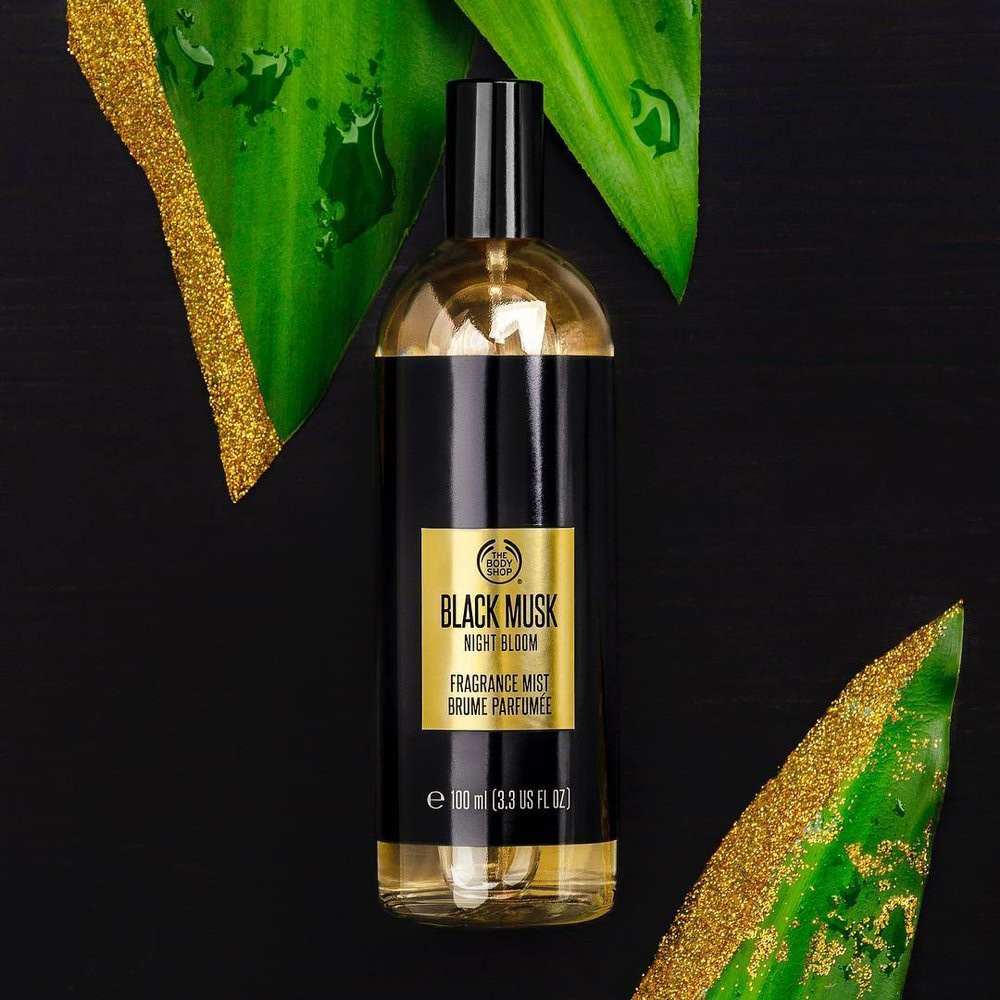 New Black Musk Night Bloom Fragrance Mist 100ml The Body Shop Shopee Malaysia