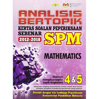 Addmaths SPM set (dwibahasa) tingkatan 4-5  Shopee Malaysia