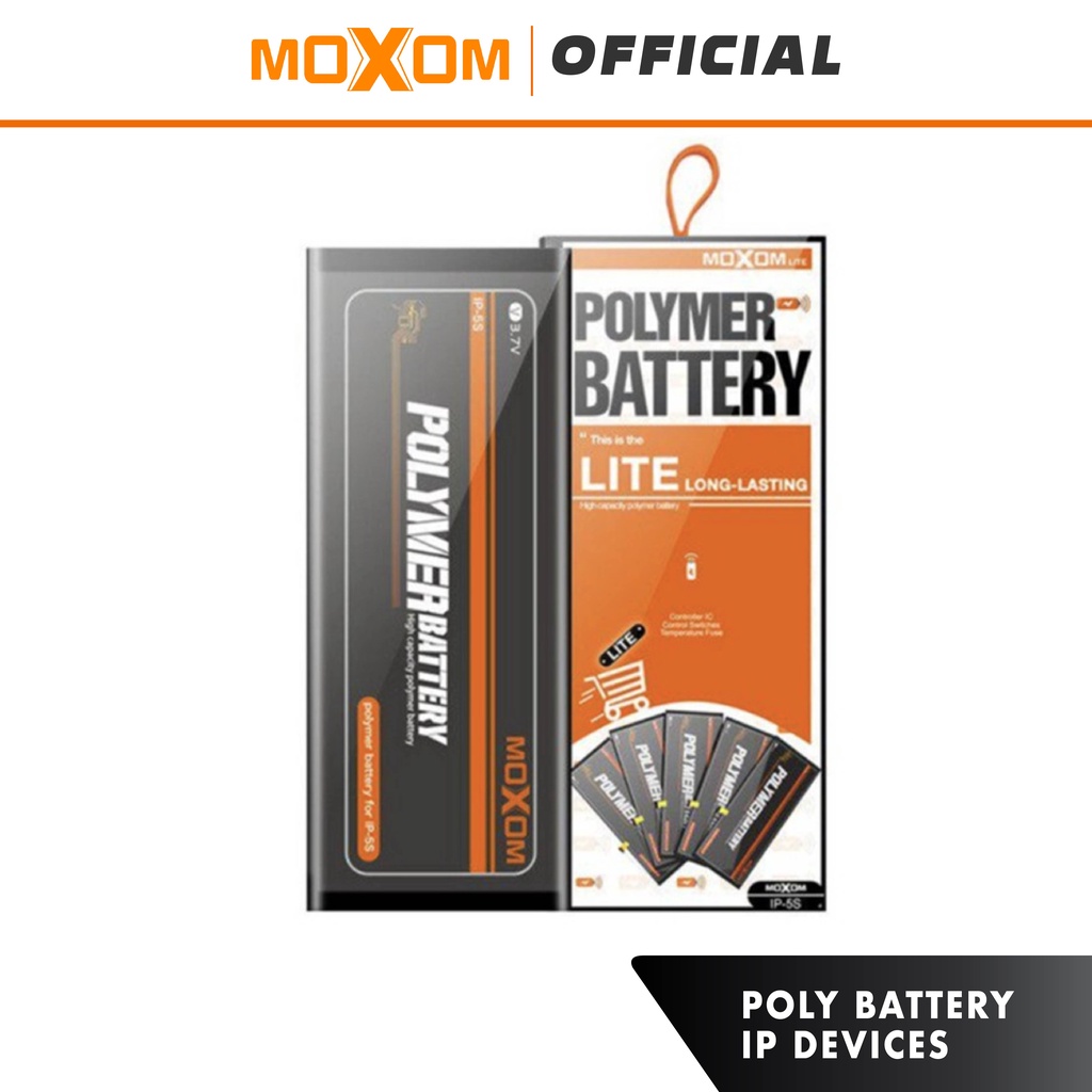 Moxom Lite Long-Lasting High Capacity Replacement Polymer Battery for IP Devices