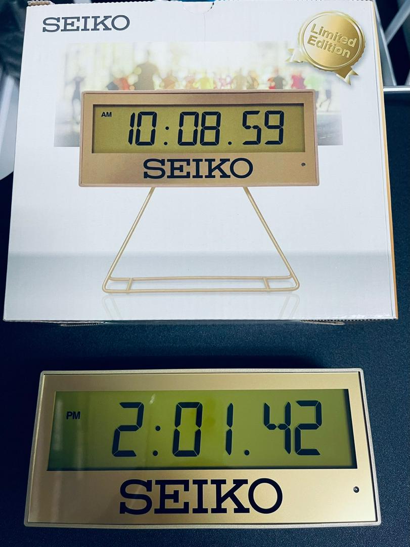 100% ORIGINAL SEIKO Sports Countdown Timer Digital Alarm Clock Light Snooze  QHL084 (QHL084G) [Jam Loceng] | Shopee Malaysia