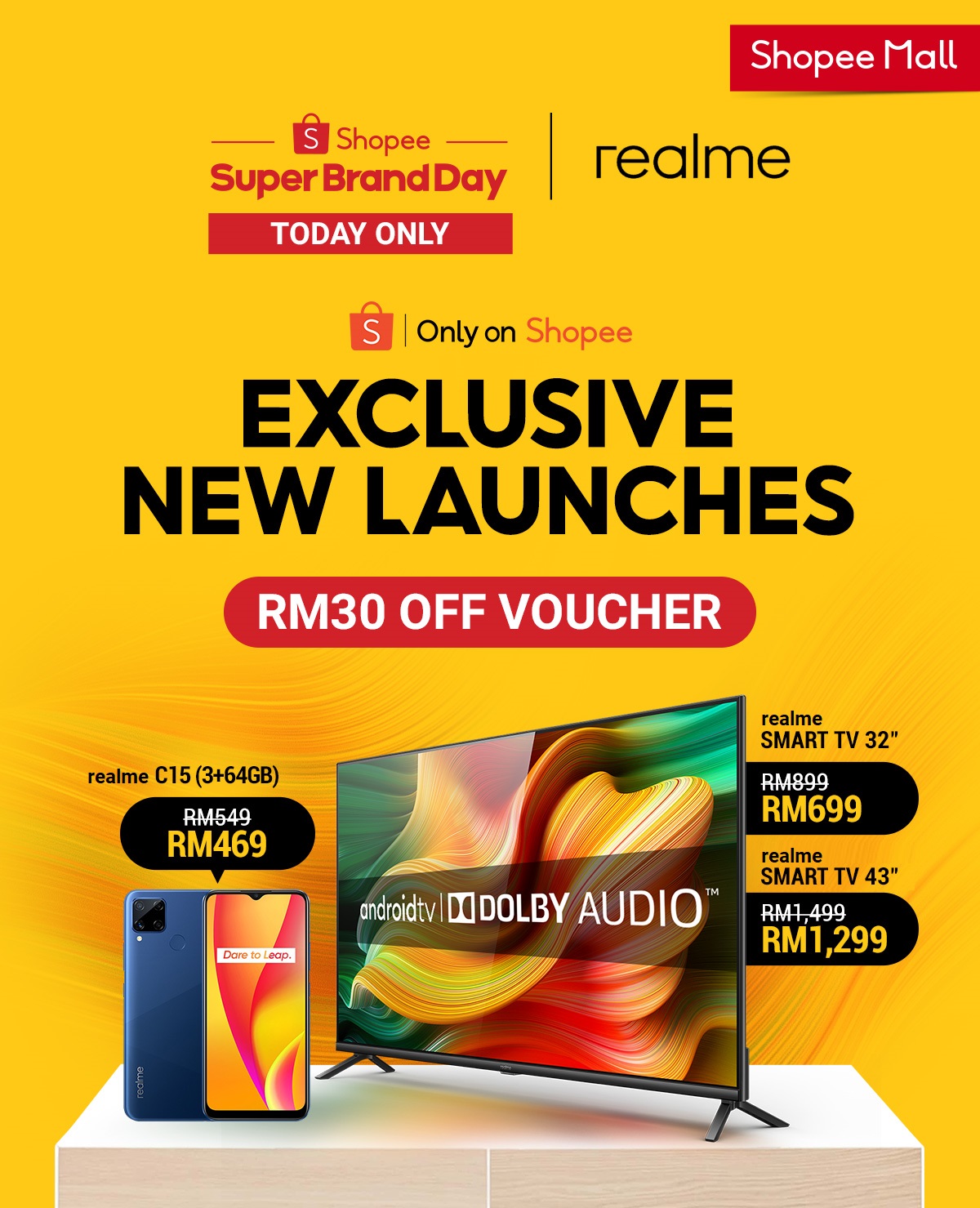 Realme Super Brand Day Rm30 Off Share Get Voucher Shopee Malaysia