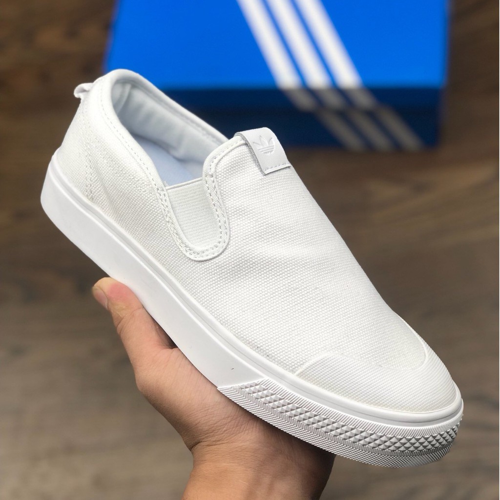 adidas nizza slip on mens