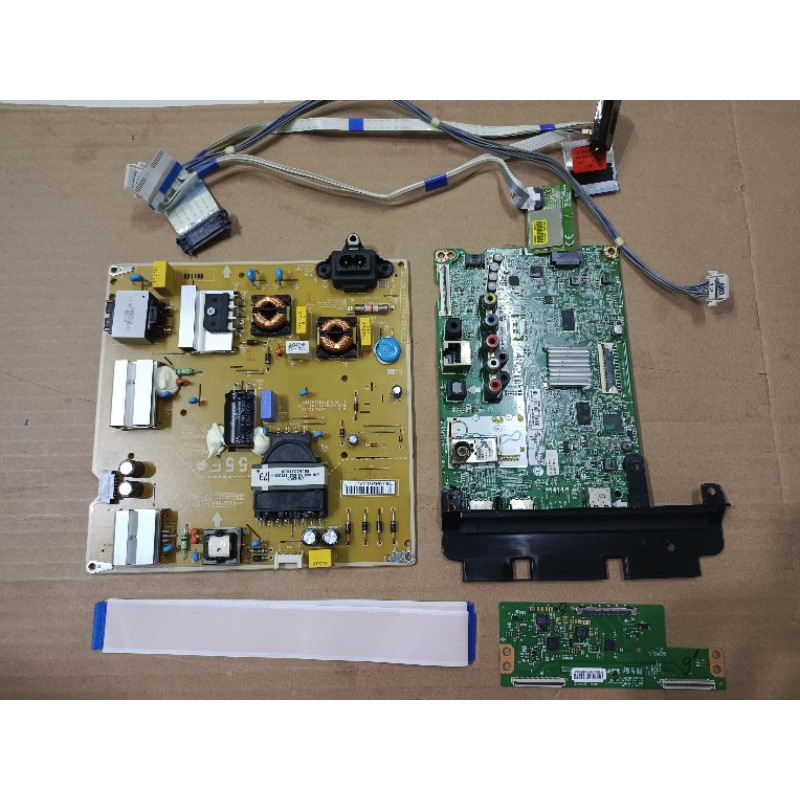 LG 55lj550t System Board Power Supply Tcon Lvds Ribbon Tv Sparepart VD