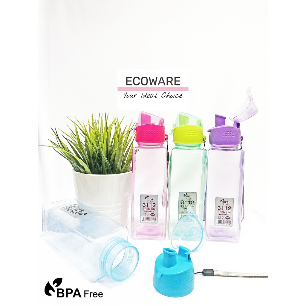 ECOWARE BPA FREE Tumbler 3112 [500ml] - 1pc *READY STOCK*