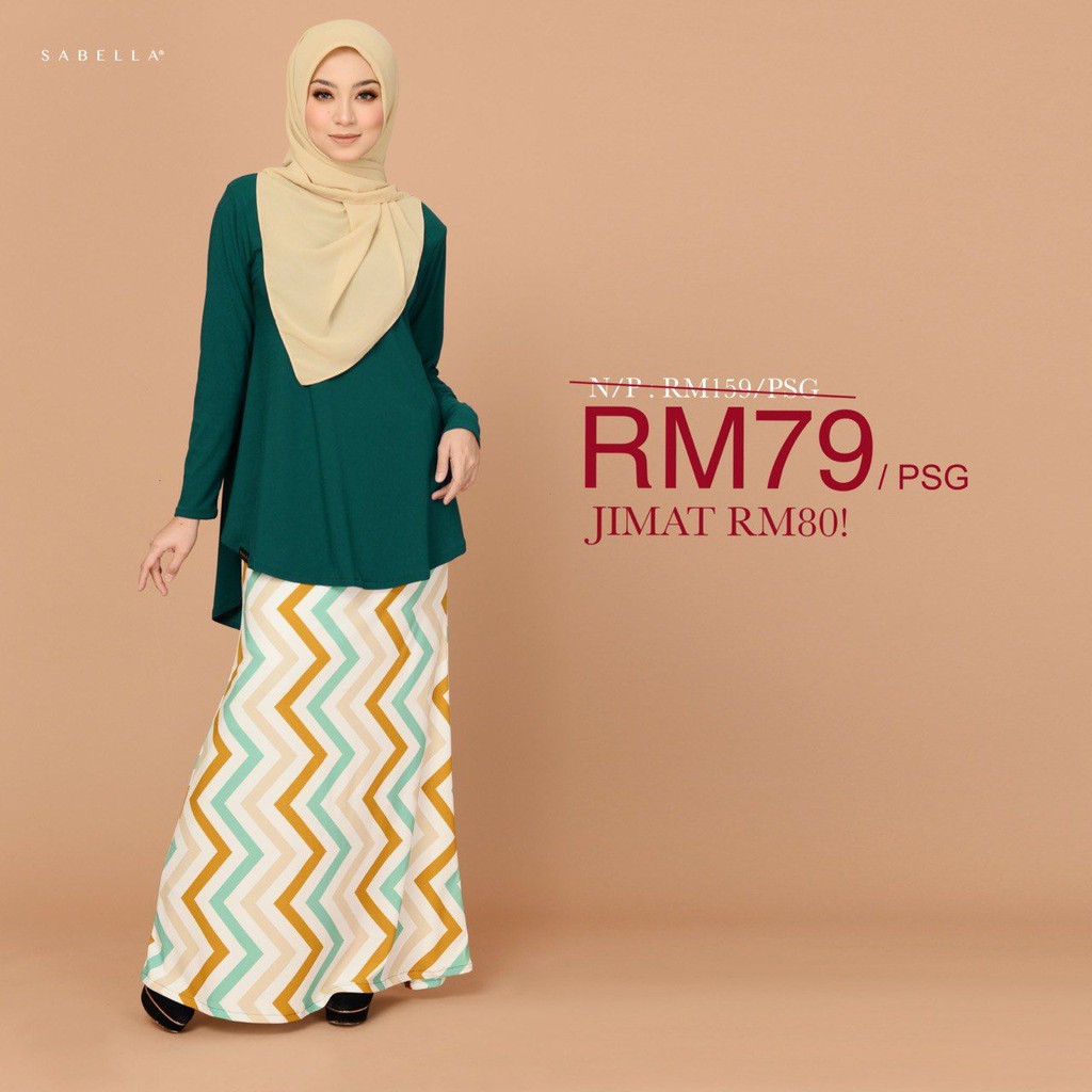  BAJU KURUNG IRONLESS DIRALIA KURUNG BY SABELLA 