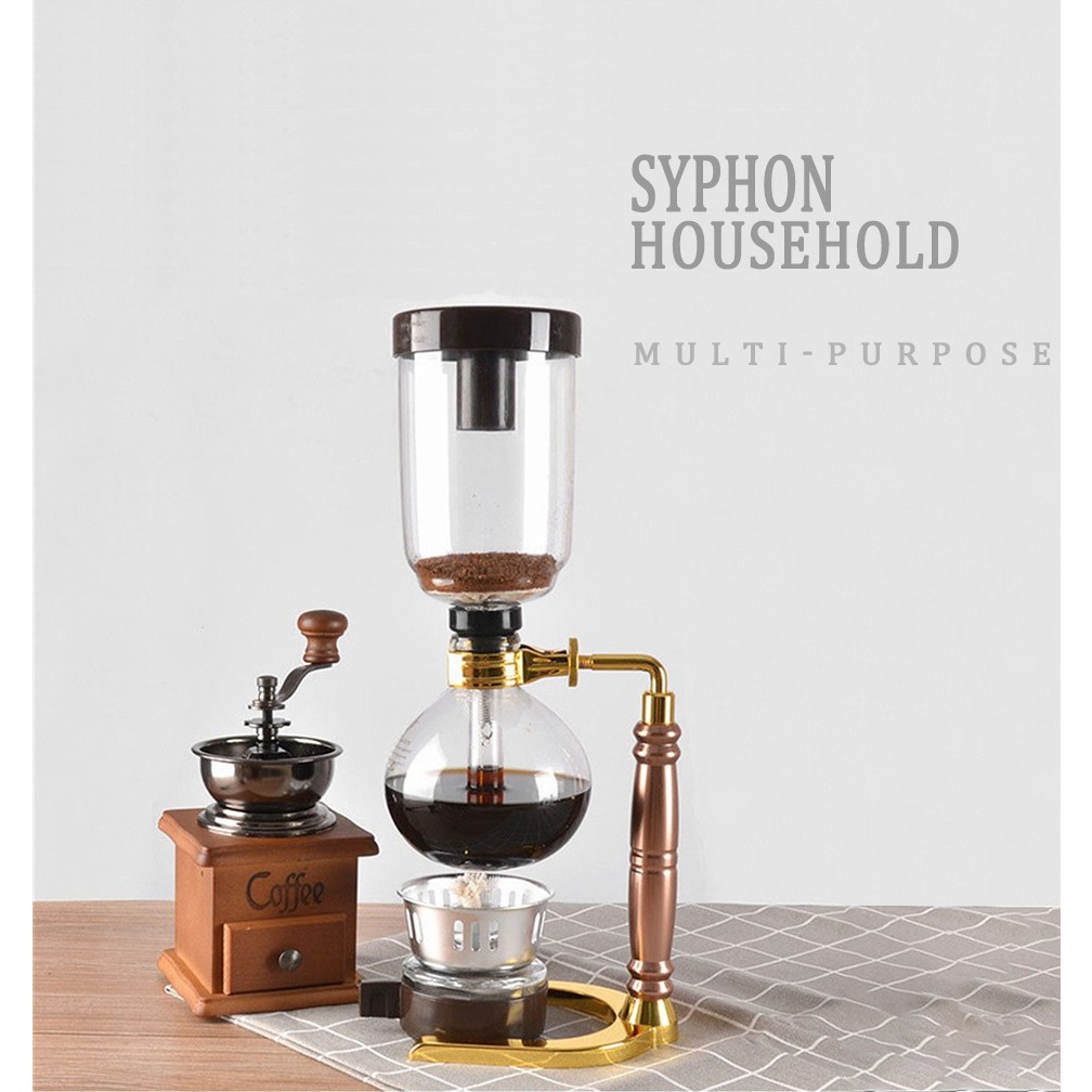 Syphon High Quality 3 Cups Syphon Pots Coffee Kettle pot Set Filter