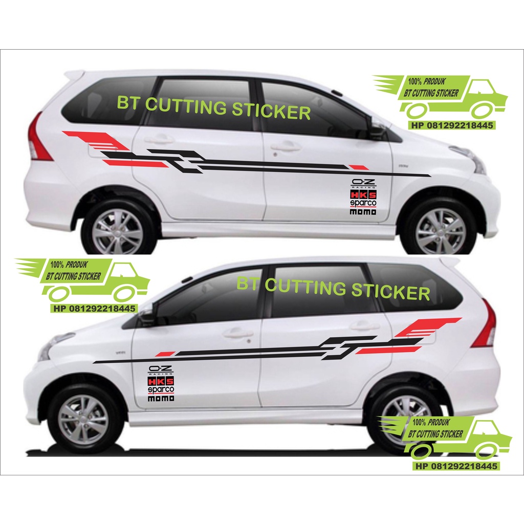 Car Sticker Toyota Avanza Sticker Car Body Sticker Avanza Car Sticker ...