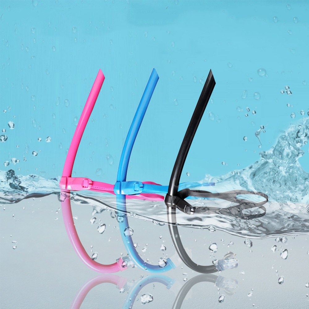 Swimming Front-breathing Tube Swim Snorkel Adults Snorkel Diving Tube Snorkel Gear Adjustable Easy to Wear. for Diving Training Front Swimmer Snorkel