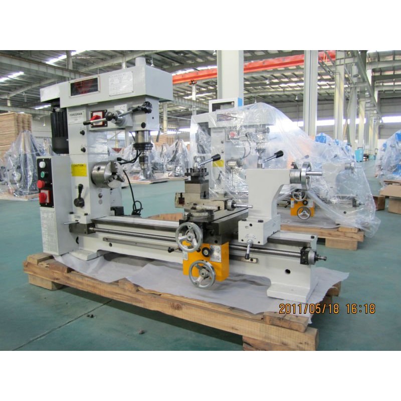 Chizhou 16 X 20 Combo Metal Lathe Milling Drilling Machine