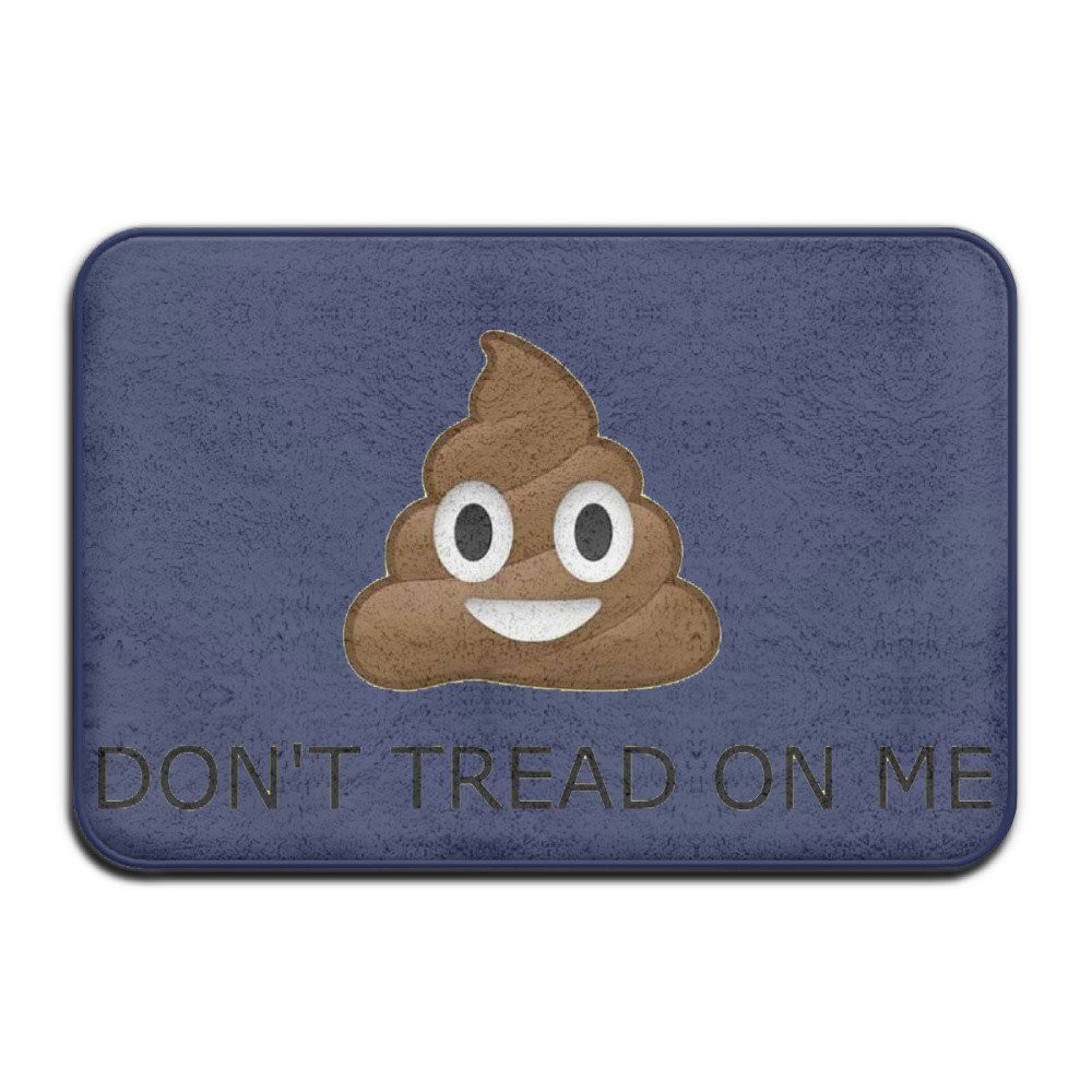 Don T Tread On Me Shit Emoji Cool Personalized Door Mats Outdoor Doormats