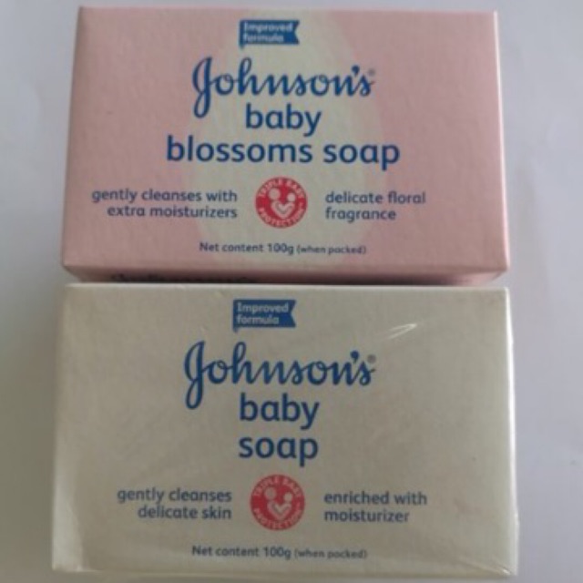 johnson baby soap pink colour