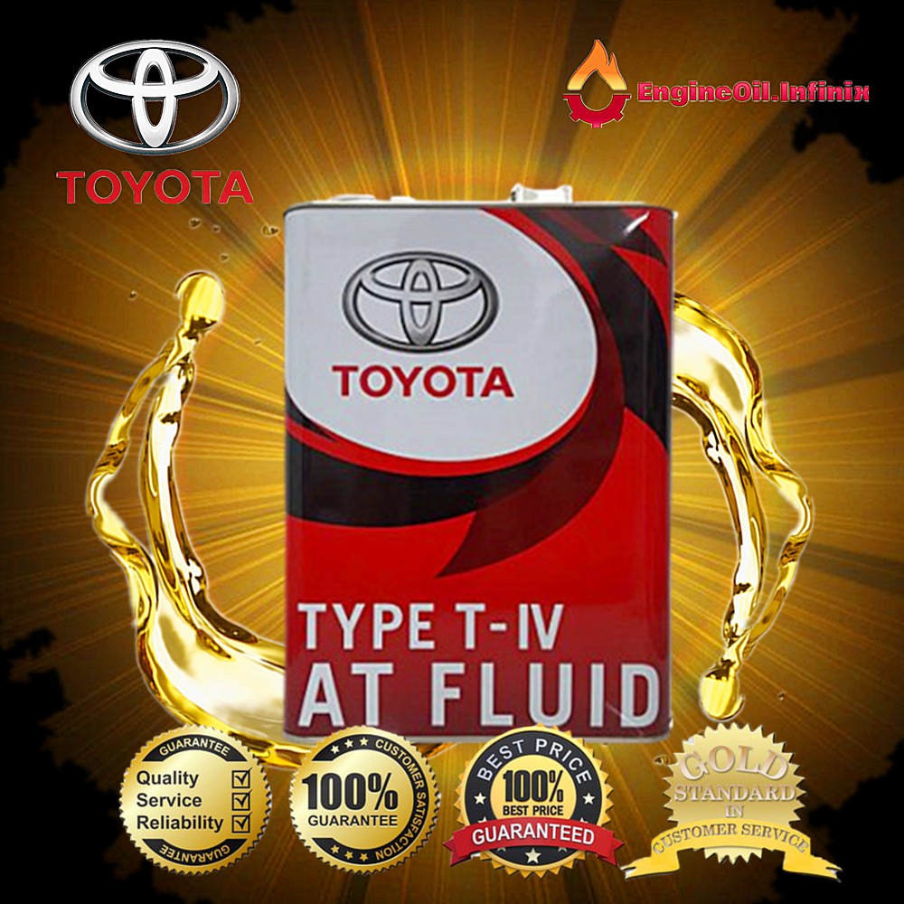 Toyota automatic transmission fluid ATF Type TIV (4liters) Shopee