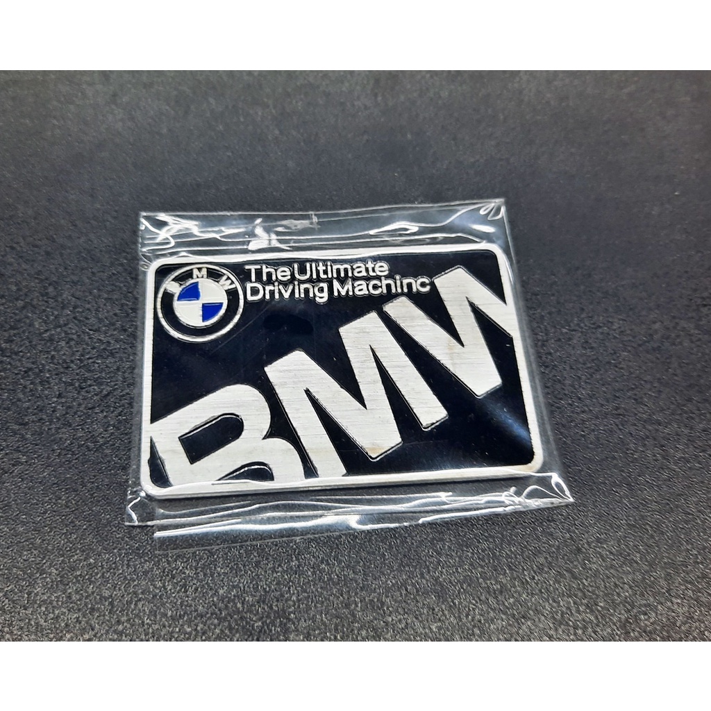 Ultimate Driving Machine Black Emblem Decal For Bmw | Shopee Malaysia