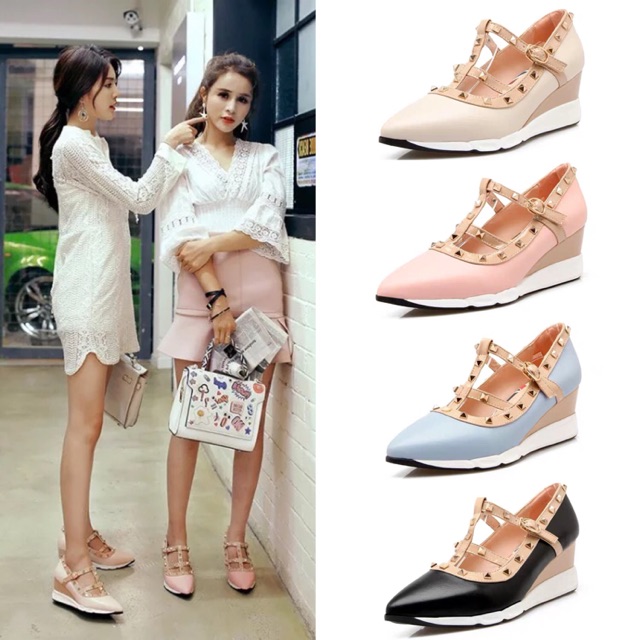 valentino inspired wedges