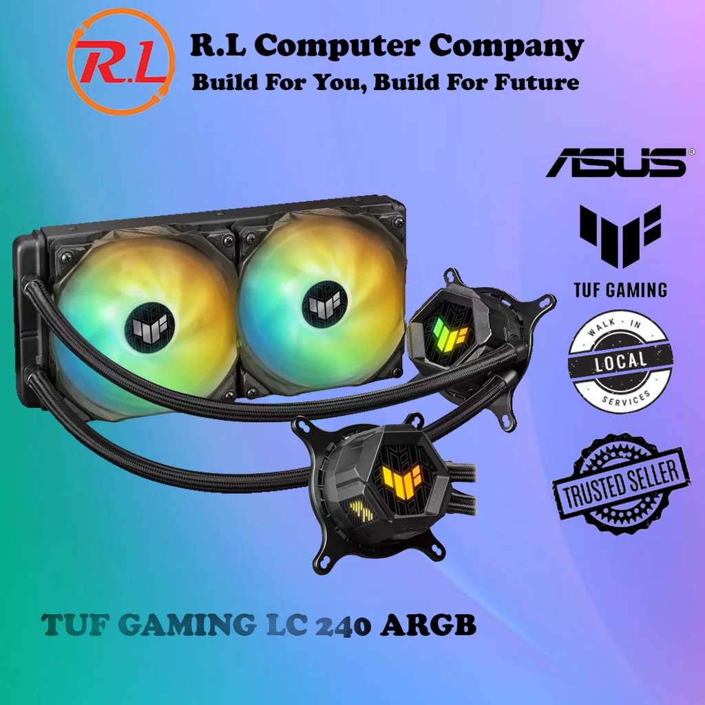 Asus Tuf Gaming Lc 240 Argb Liquid Cooler Shopee Malaysia