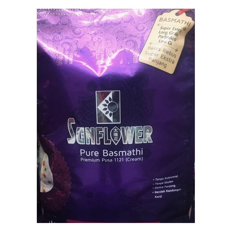 (READY STOCK)SUNFLOWER PURE BASMATHI/HEALTHY GROWING RICE/BERAS