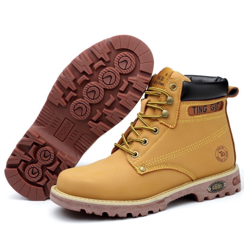 trucker steel toe cap boots