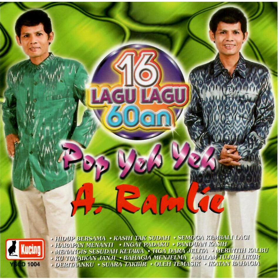 Cd A Ramlie 16 Lagu Lagu 60an Pop Yeh Yeh